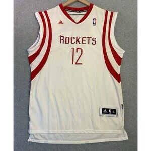 Houston Rockets Dwight Howard 12 Adidas NBA Jersey White Mens XL